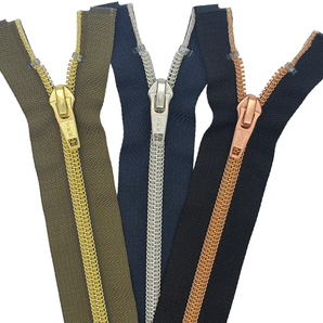 Metallic Coil Zipper