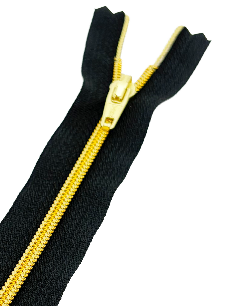 【受注生産】Metallic Coil Zipper/3CM/EL-S-GOL1A/C