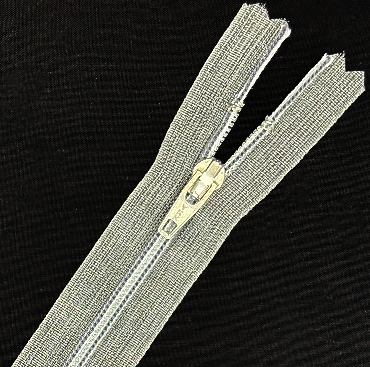 【受注生産】透明コイルファスナー/3CL/MC-GRY1/C