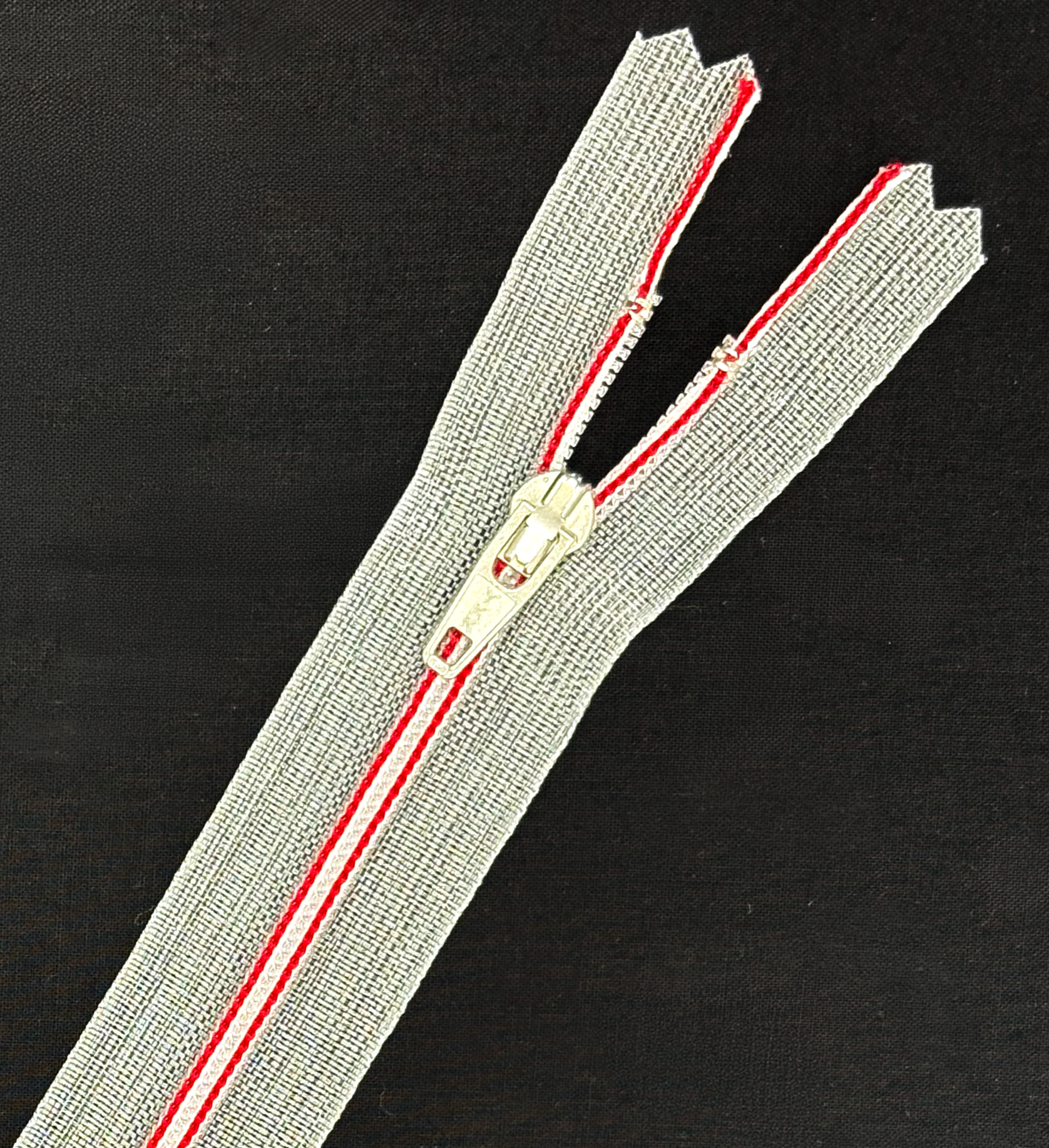 【受注生産】透明コイルファスナー/3CL/MC-RED1/C